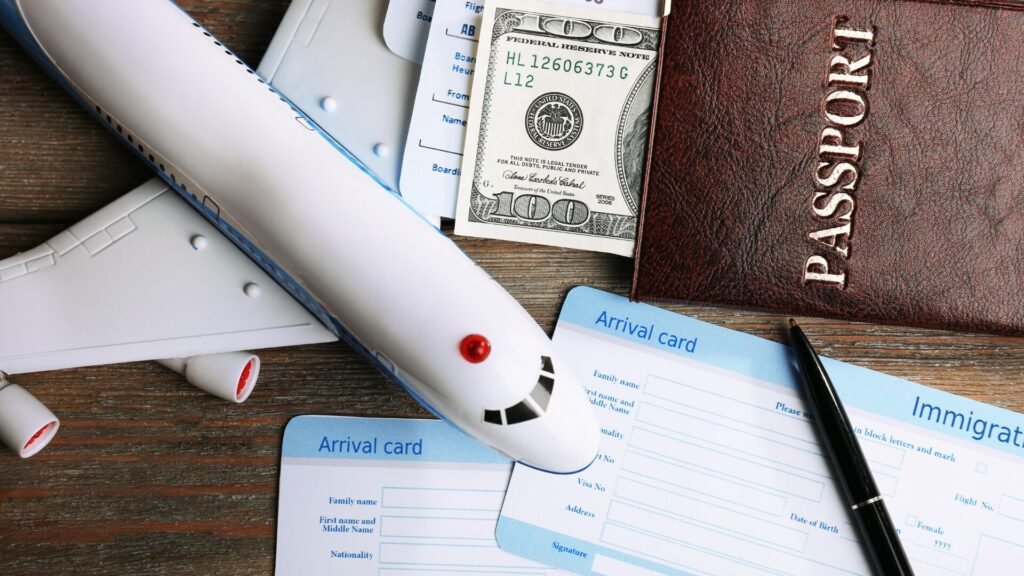 Documenti di viaggio in aeroporto